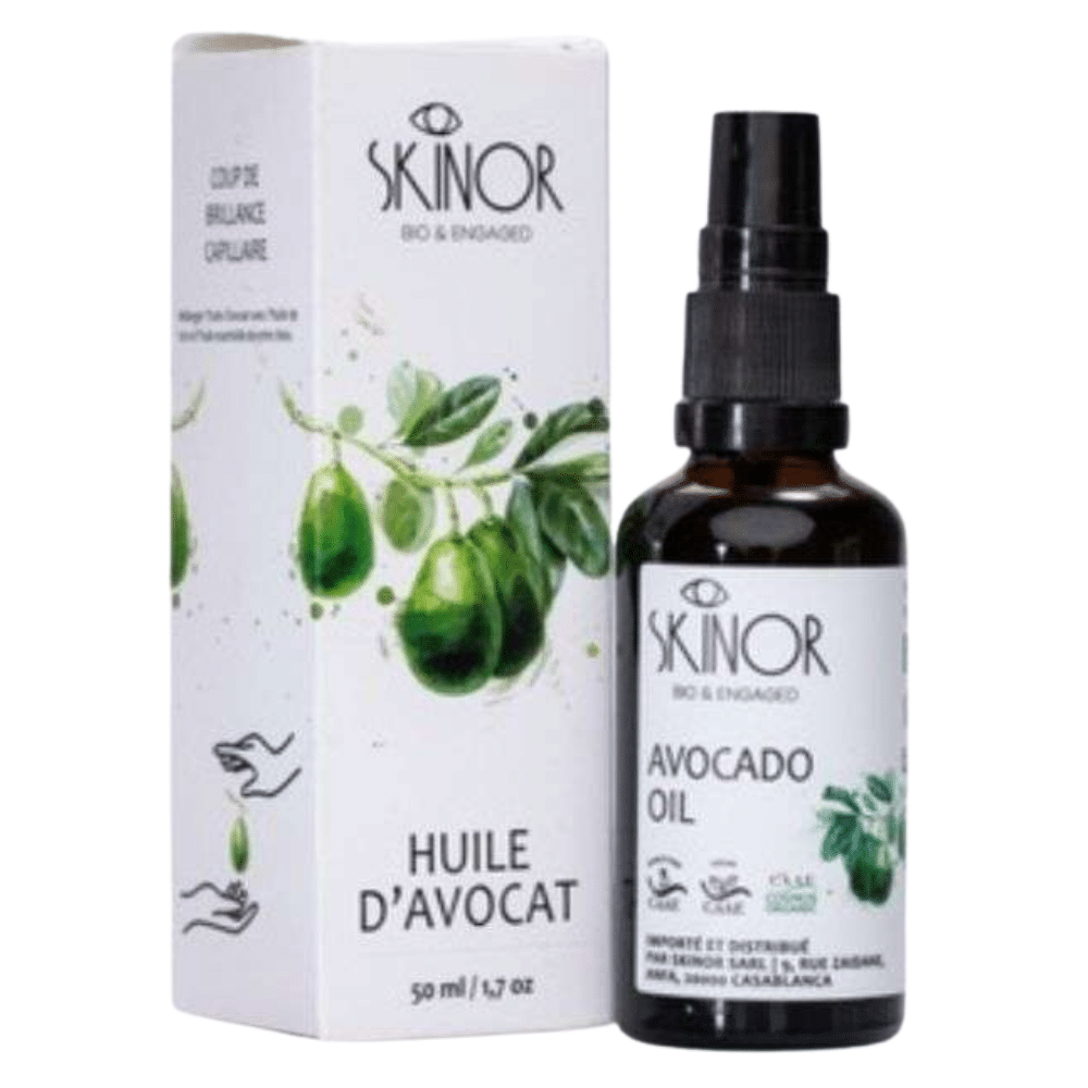 skinor – huile d’avocat bio – 50ml