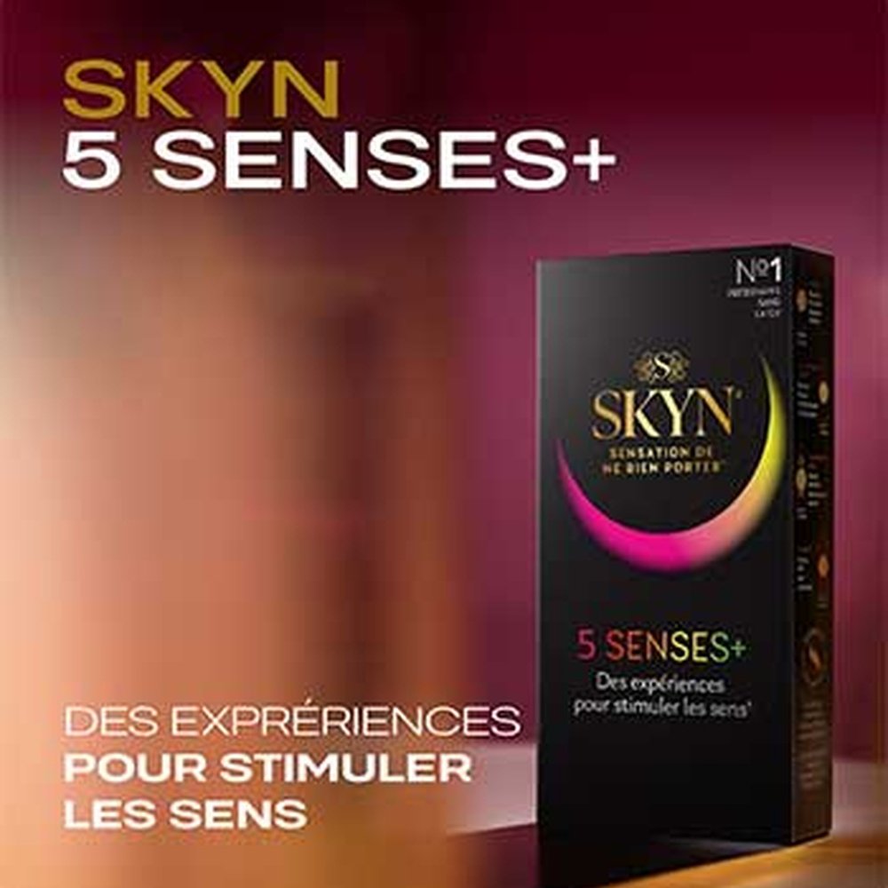skyn – preservatif 5 senses sans latex – 5u skyn – preservatif 5 senses sans latex – 5u