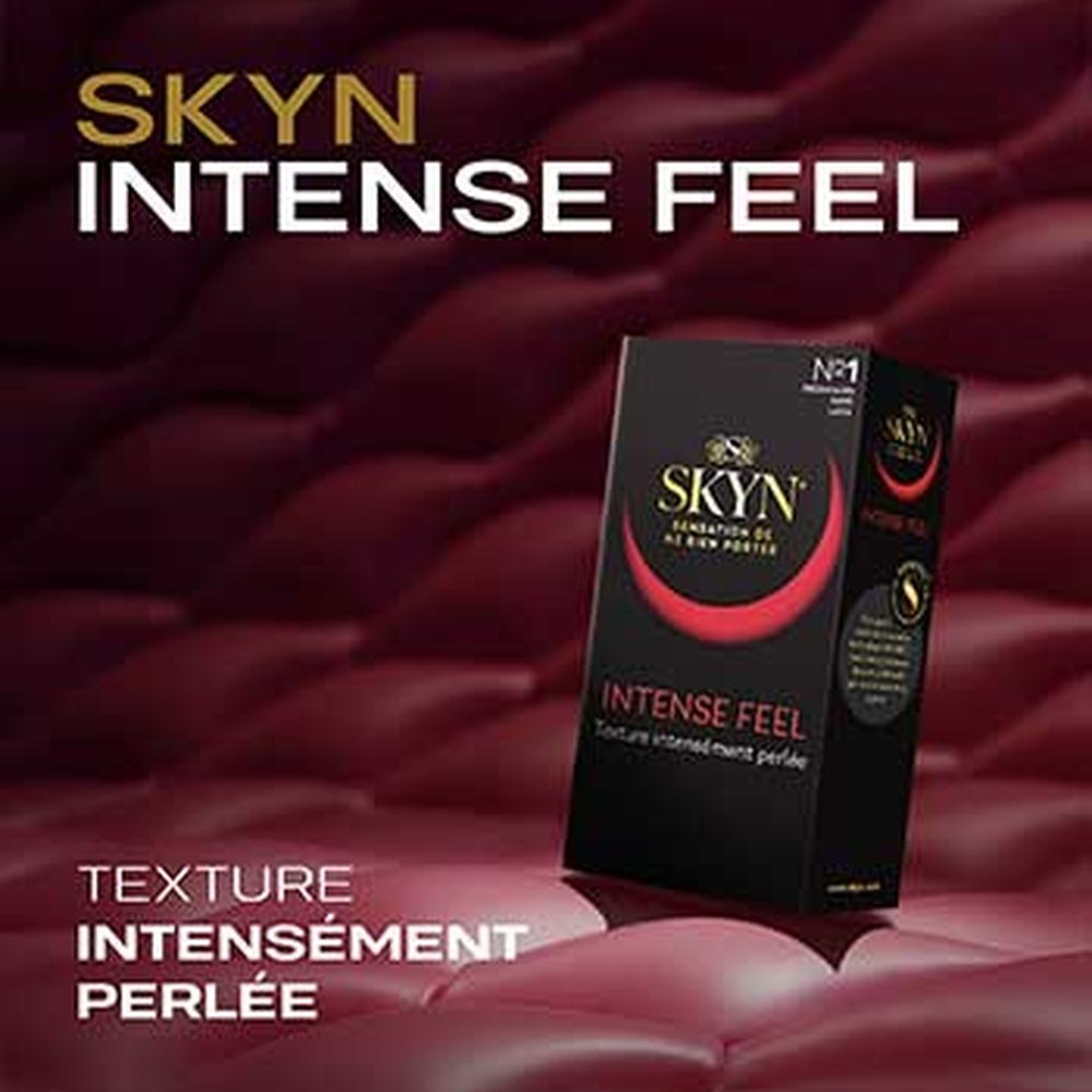 skyn – preservatif intense feel (intensement perle) – 10u skyn – preservatif intense feel (intensement perle) – 10u