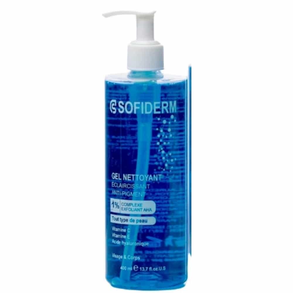 sofiderm – gel nettoyant eclaircissant – 400ml