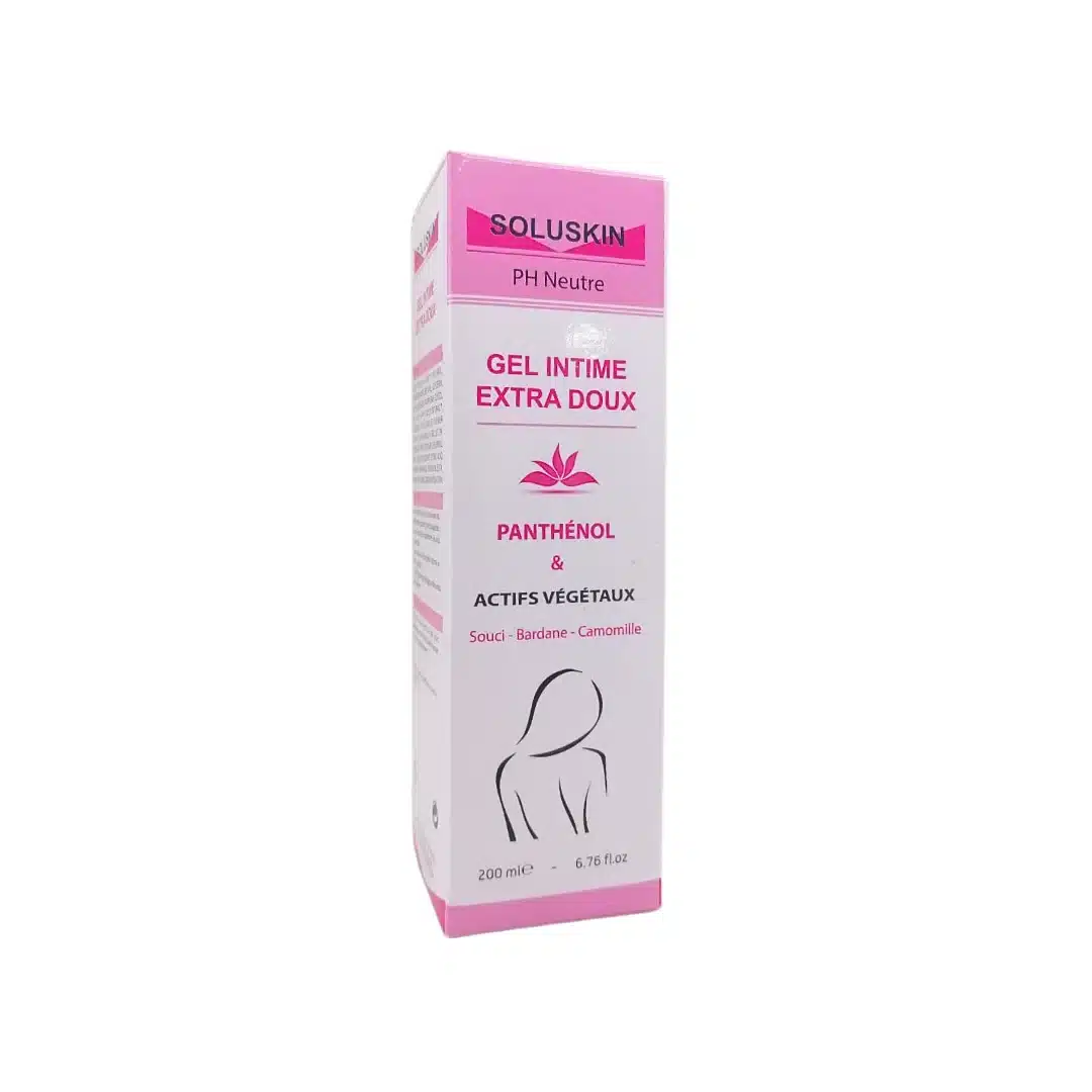 soluskin – gel intime extra doux – 200ml