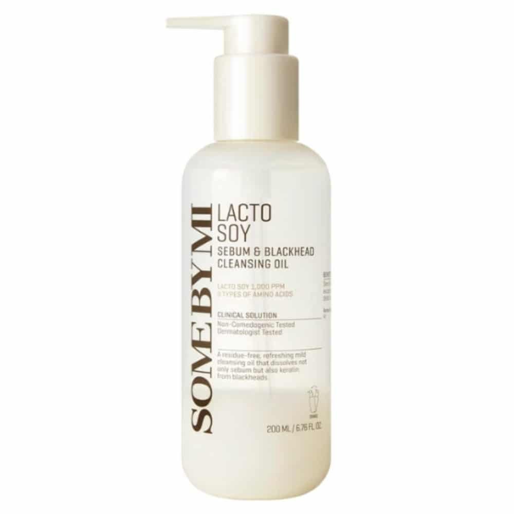 some by mi – lacto soy huile nettoyant points noirs et sebum – 200ml