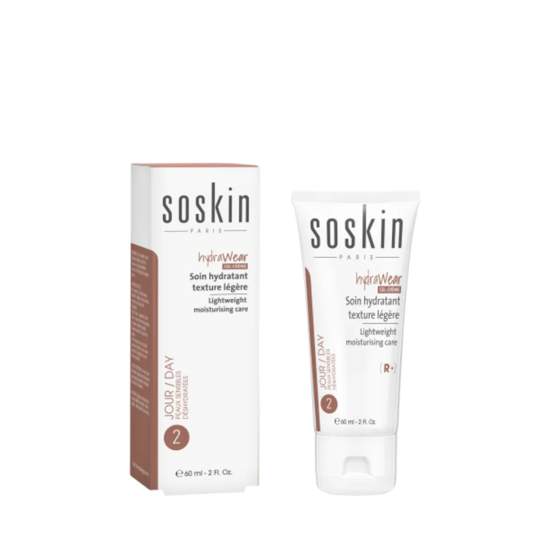 soskin – hydrawear gel creme soin hydratant legere – 60ml