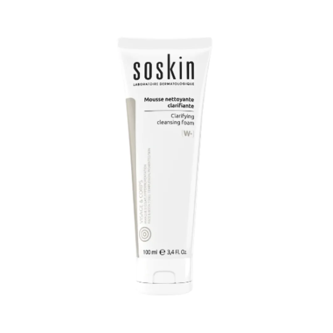 soskin – mousse nettoyante clarifiante – 100ml