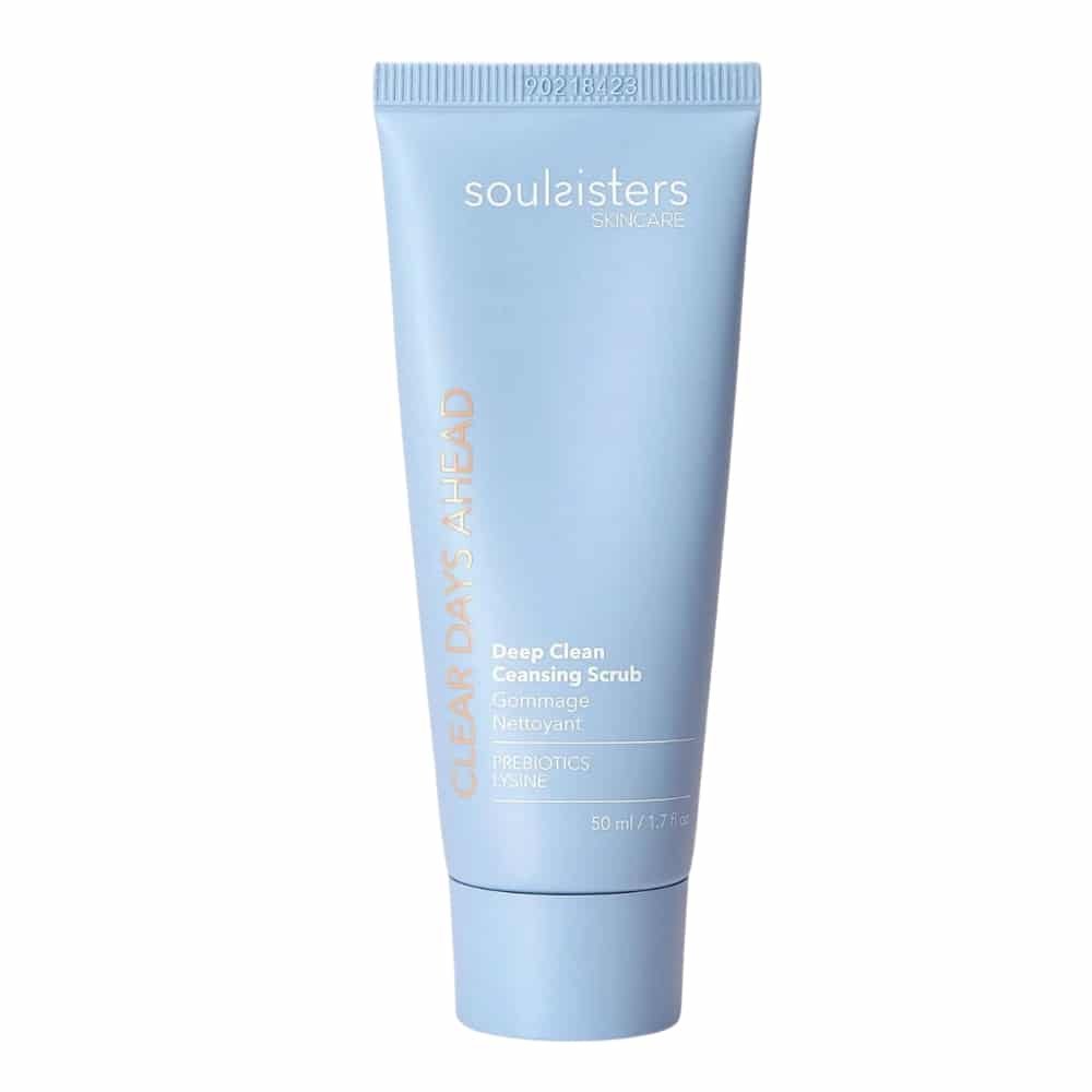 soulsisters – clear days ahead gommage nettoyant – 50ml