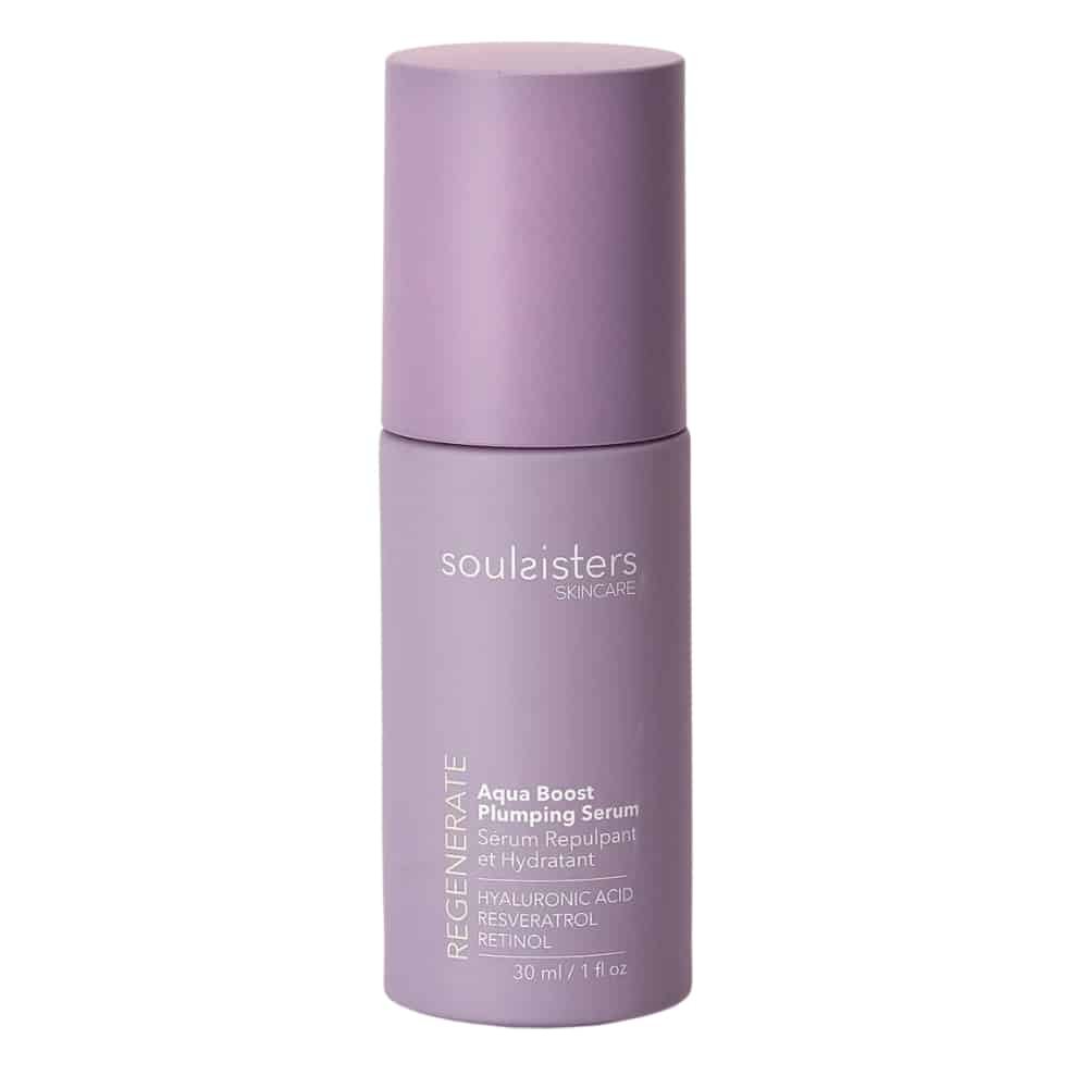 soulsisters – regenerate serum repulpant et hydratant acide hyaluronique et retinol – 30ml