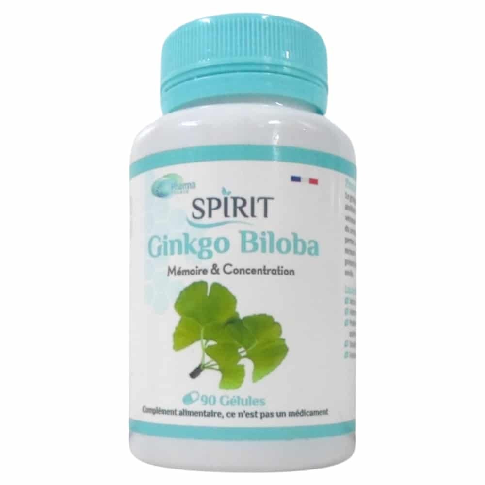 spirit pharma – ginkgo biloba – 90 gelules