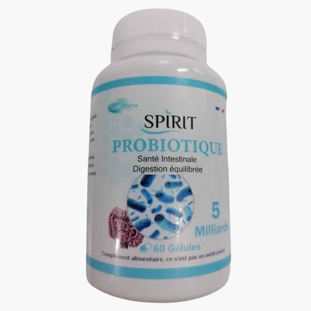 spirit pharma – probiotique – 60 gelules