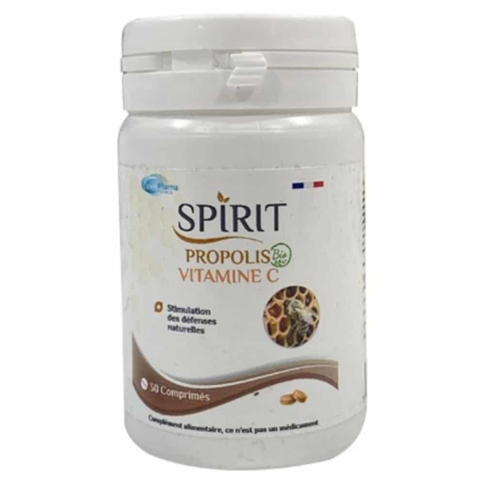 spirit pharma – propolis et vitamine c – 30 comprimes