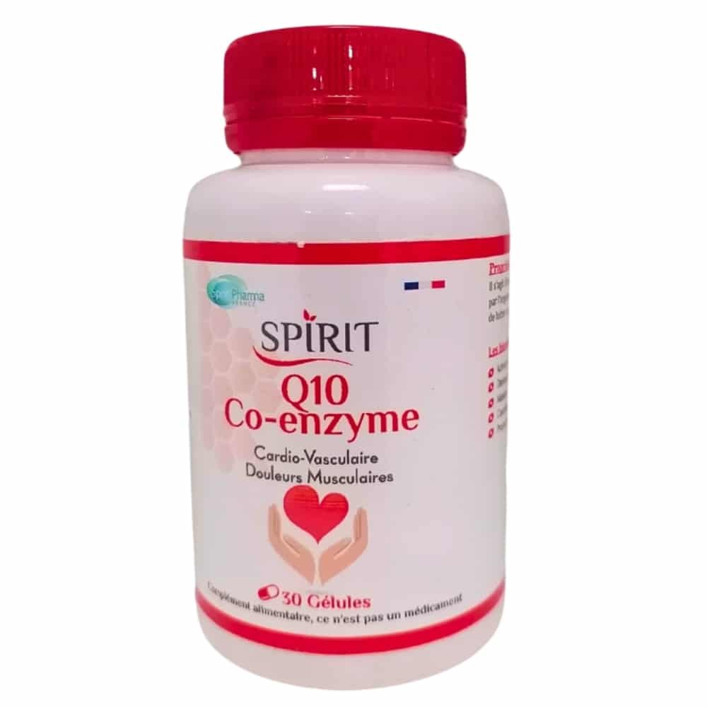 spirit pharma – q10 co enzyme cardio vasculaire – 30 gelules