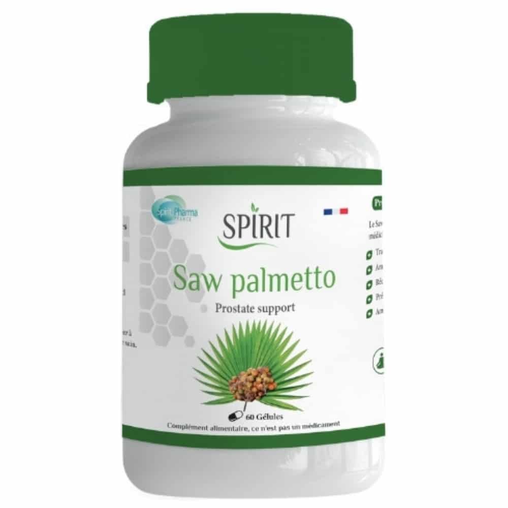 spirit pharma – saw palmetto support de la prostate – 60 gelules