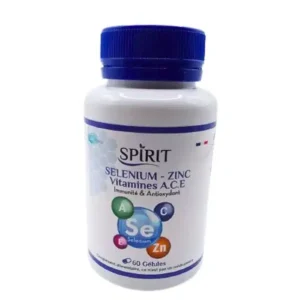spirit pharma – selenium zinc vitamines a.c.e – 60gelules