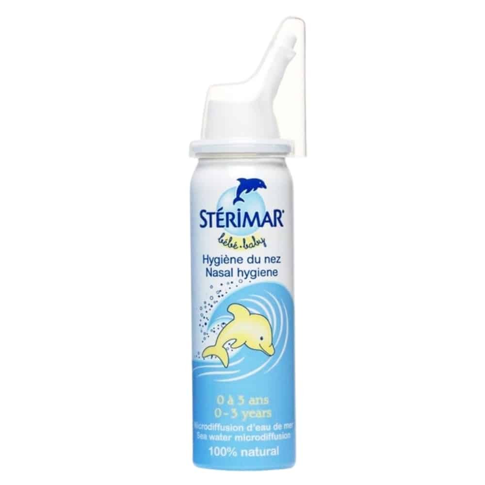 sterimar – spray nasal bebe hygiene du nez eau de mer microdiffusee – 50ml