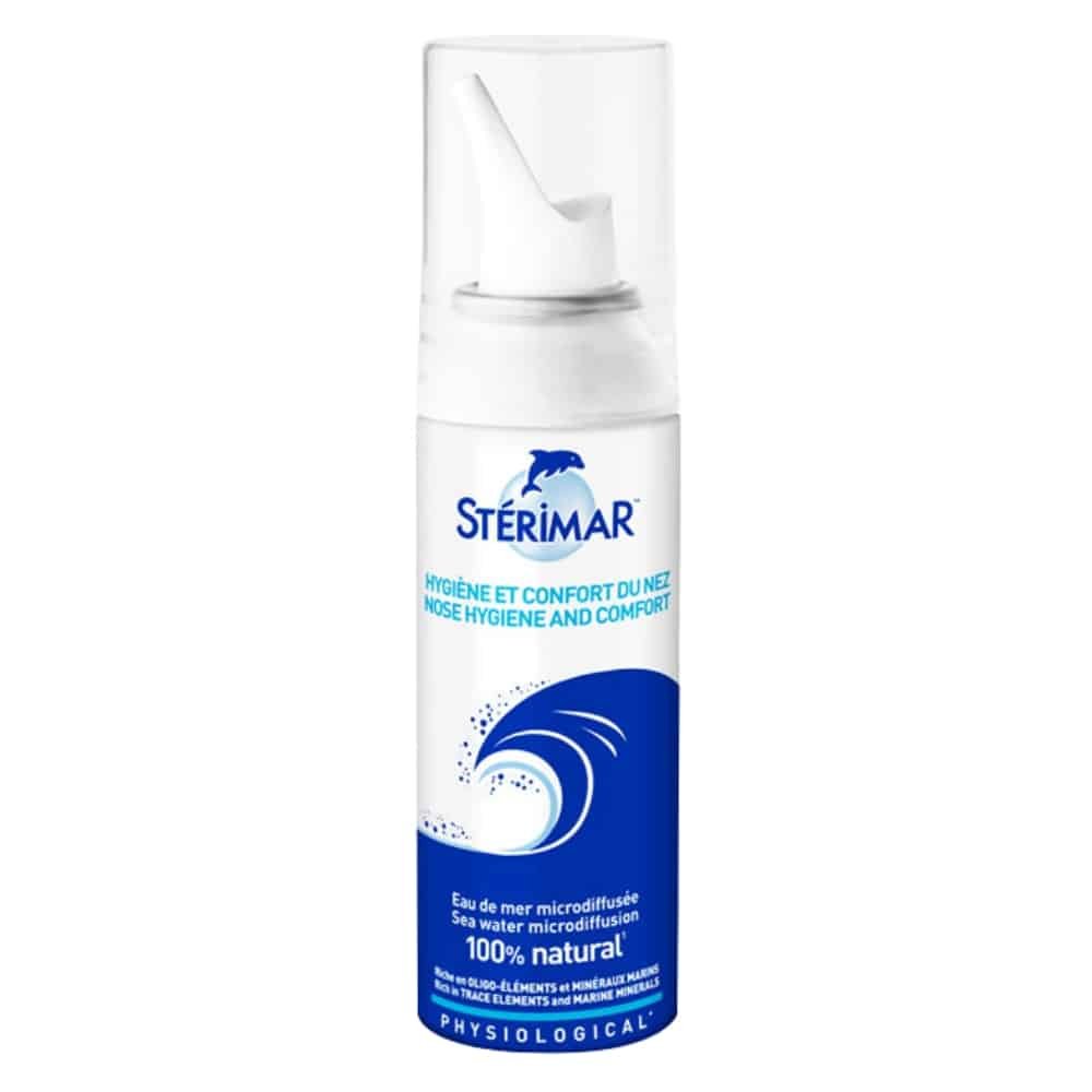 sterimar – spray nasal hygiene et confort du nez eau de mer microdiffusee – 100ml