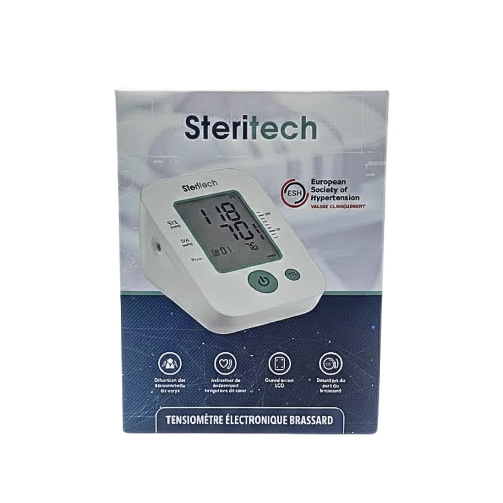 steritech – tensiometre electronique brassard