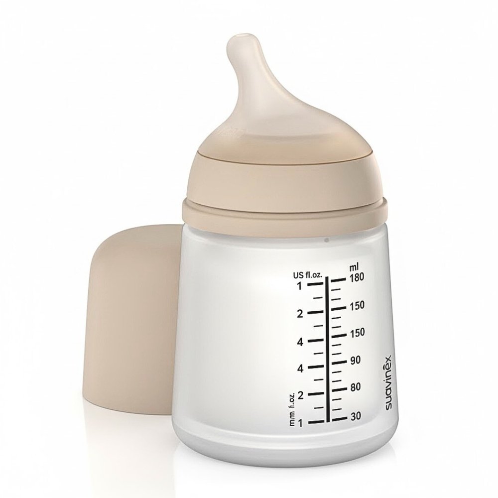 suavinex – biberon anti colique ultra soft +0m – 180ml