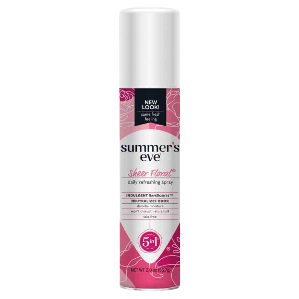 summer’s eve – sheer floral daily refreshing spray intimate – 56, – 7g