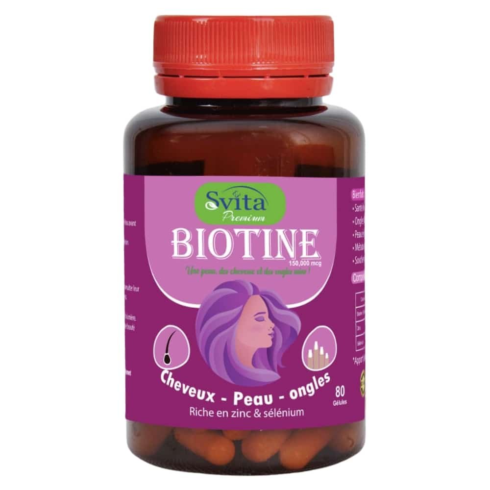 svita premium – biotine cheveux, peau et ongles gelules – 40 gelules