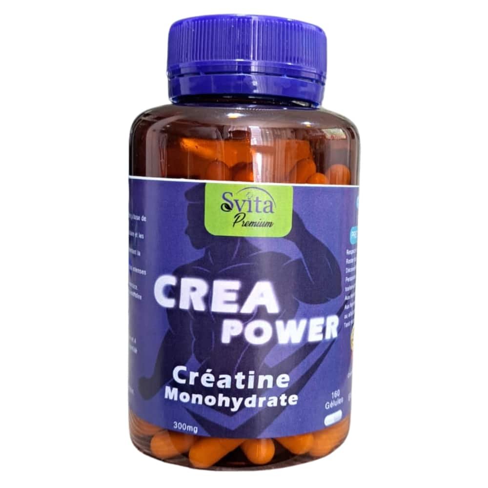 svita premium – creapower creatine monohydrate 300mg – 160 gelules