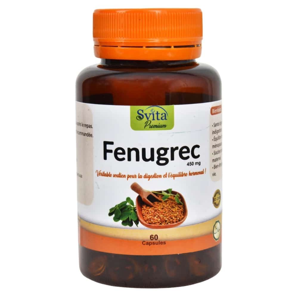 svita premium – fenugrec 450mg – 60 gelules