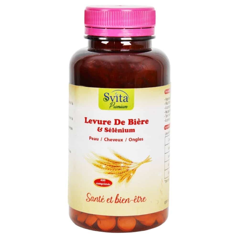 svita premium – levure de biere et selenium – 410 comprimes