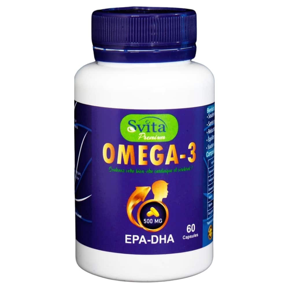 svita premium – omega 3 500mg epa dha – 120 gelules