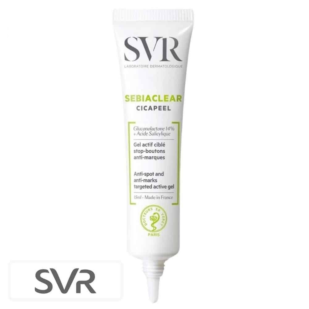 svr – sebiaclear cicapeel gel actif cible stop boutons anti marques – 15ml