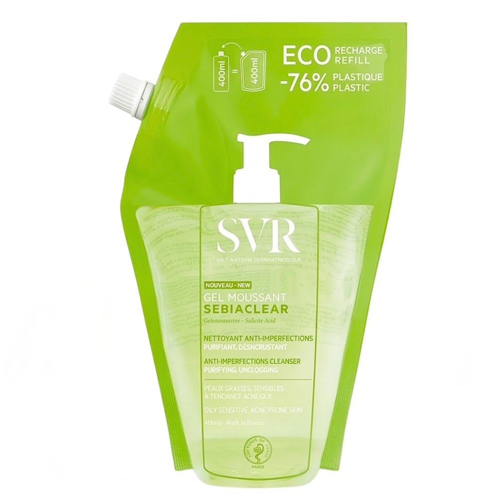 svr – sebiaclear gel moussant 1l recharge refill