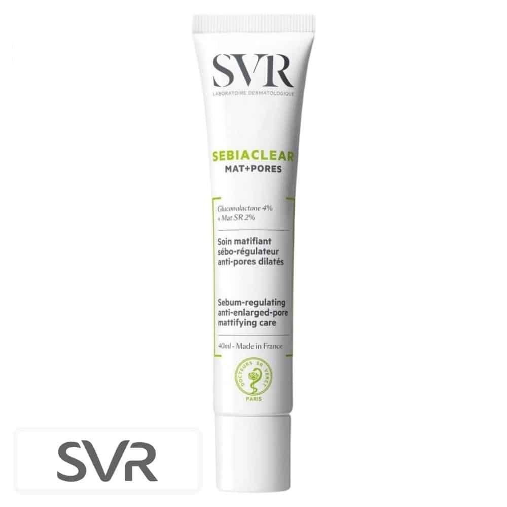 svr – sebiaclear mat+pores soin matifiant sebo regulateur anti pores dilates – 40ml