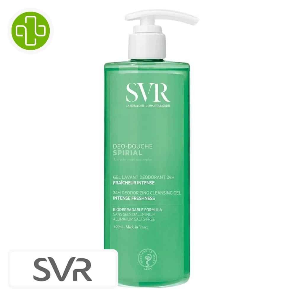 svr – spirial deo douche gel lavant deodorant 24h fraicheur intense – 400ml