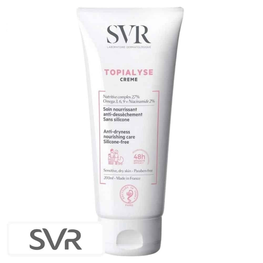 svr – topialyse creme soin nourrissant anti dessechement sans silicone – 200ml