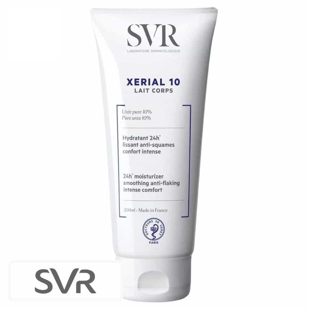 svr – xerial 10 lait corps hydratant 24h lissant anti squames confort intense – 200ml