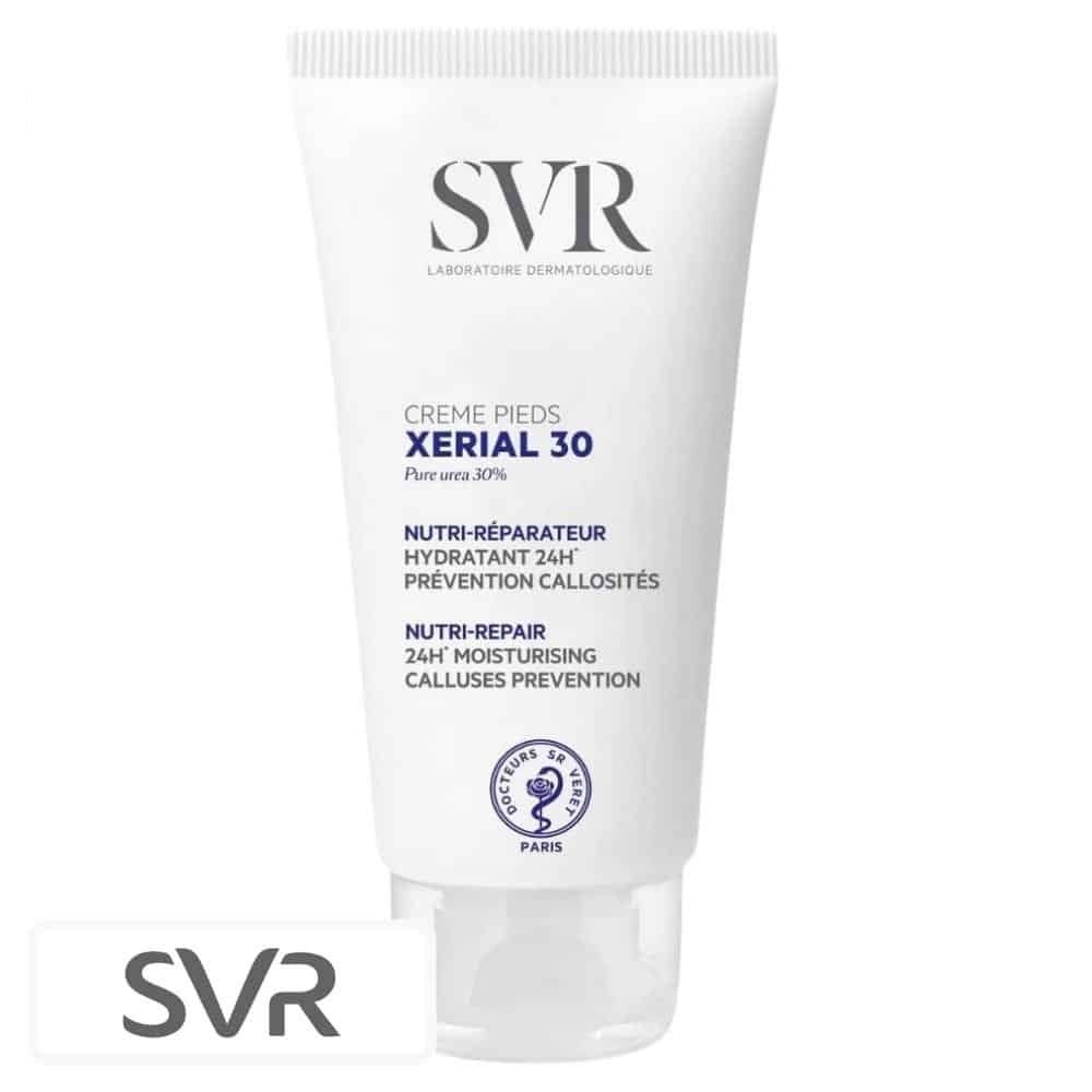 svr – xerial 30 creme pieds nutri reparateur hydratant 24h prevention callosites – 50ml
