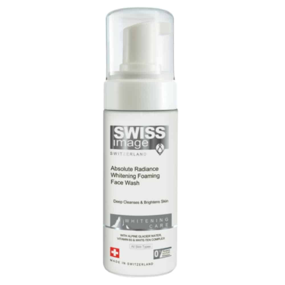 swiss image – absolute radiance mousse nettoyante eclaircissante – 200ml