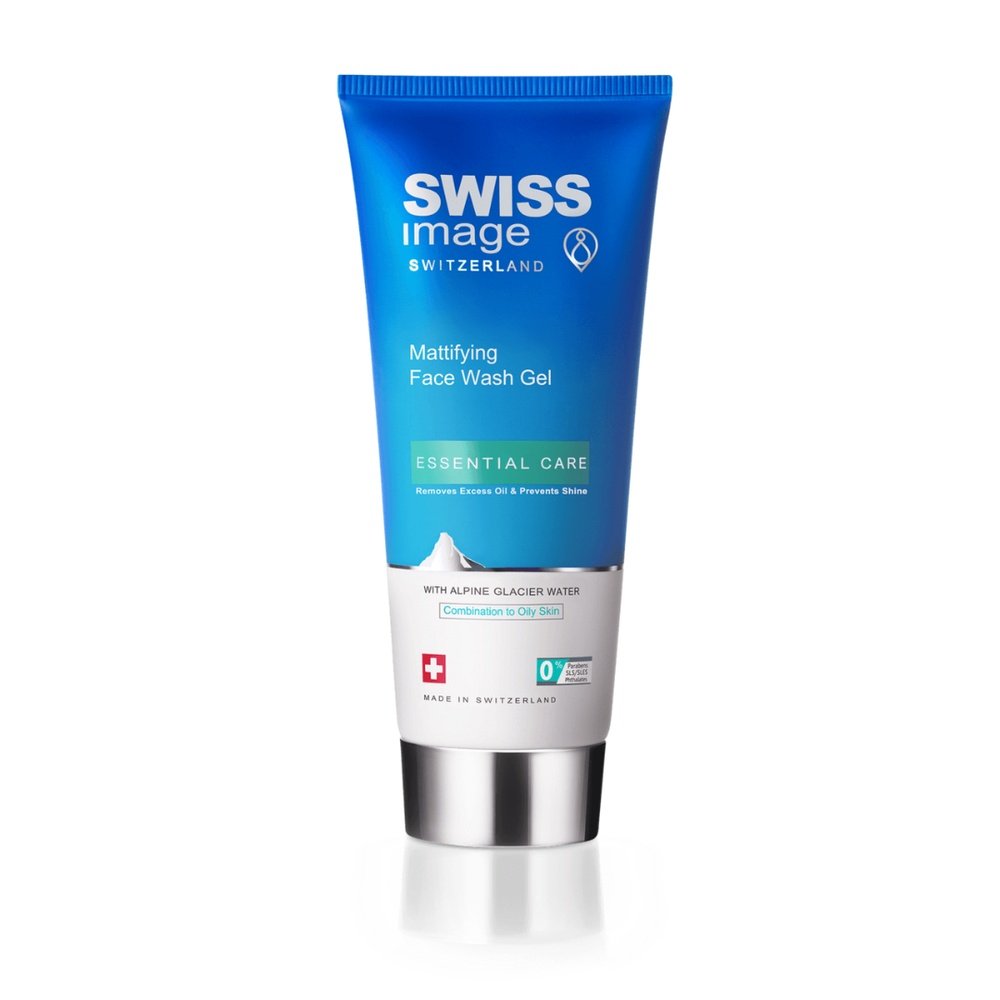 swiss image – essential care mattifying face wash gel – 200ml