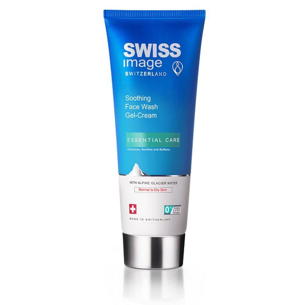 swiss image – essential care soothing face wash – 200ml
