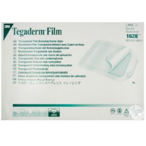 tegaderm – pansement film transparent avec cadre 5 x 20 cm