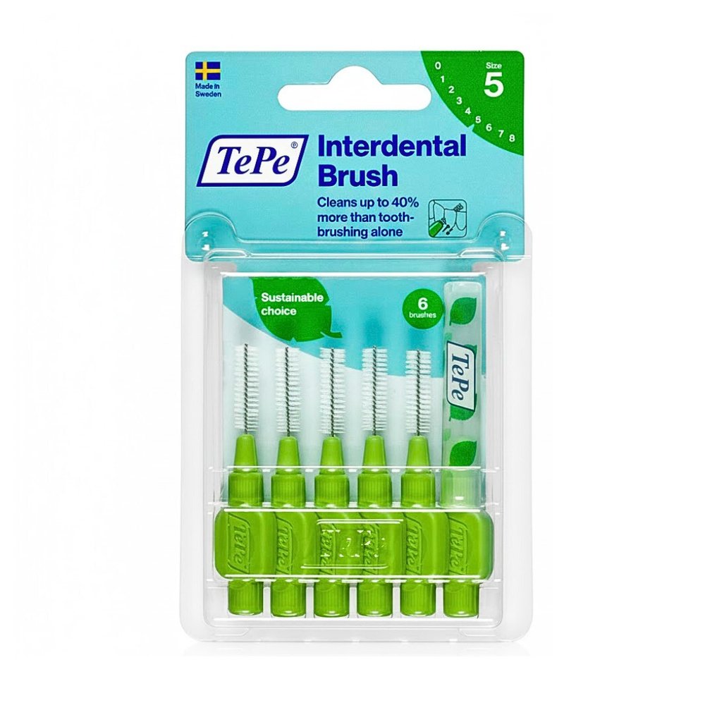 tepe – interdental brush original vert taille 0 5 – 6 pieces