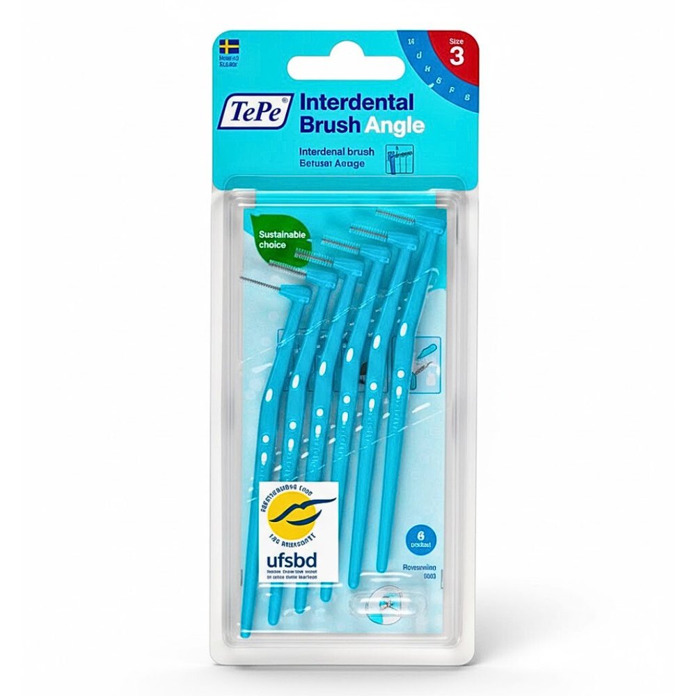 tepe – tepe interdental brush angle bleu 0.6mm taille 3 – 6u