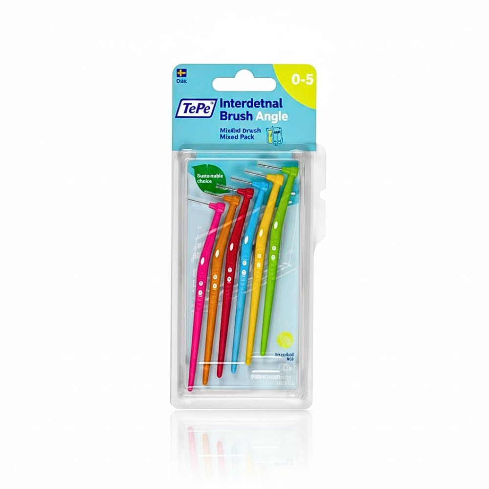 🎁 pack 🎁 – tepe – tepe interdental brush angle pack mixt taille 0 5 – 6u