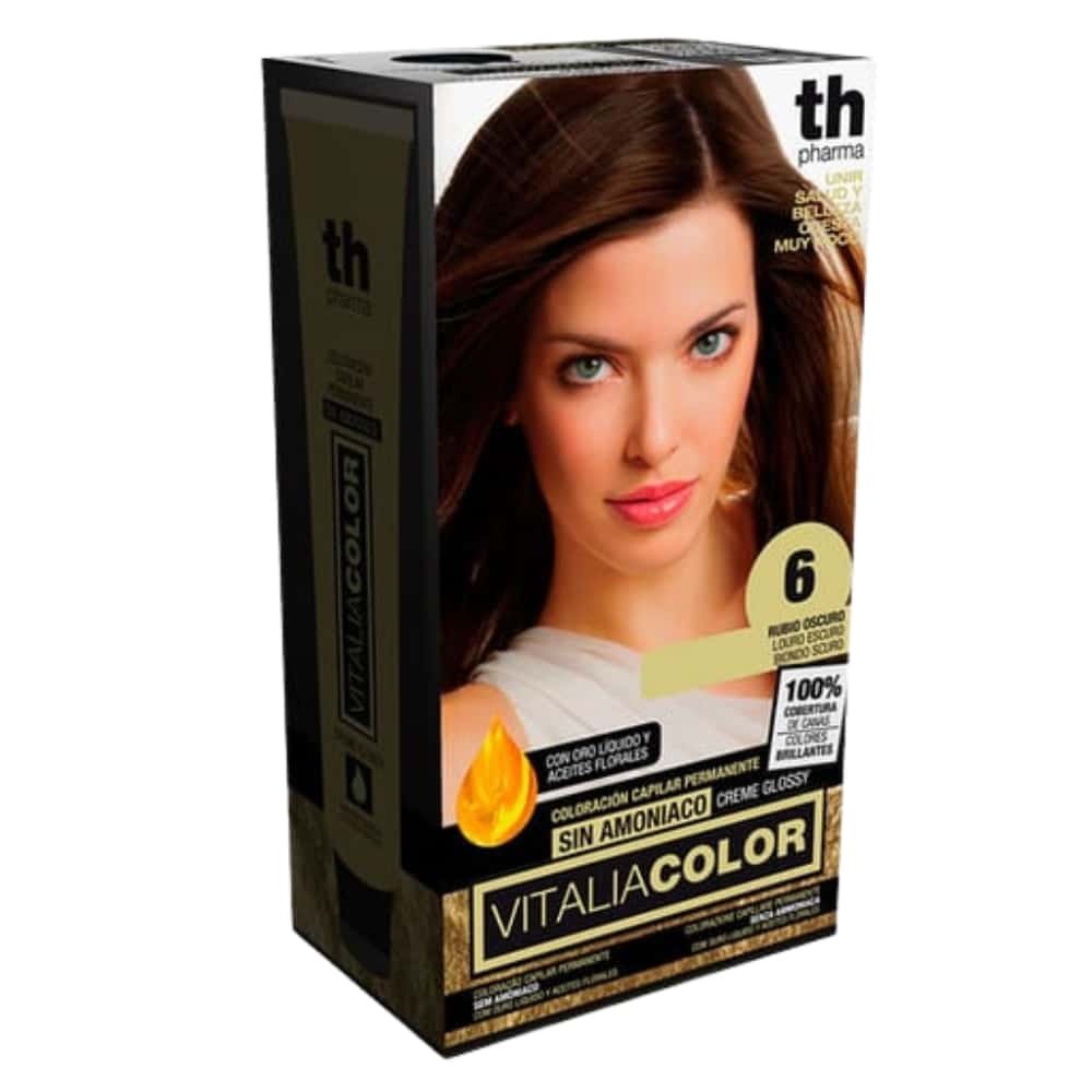th pharma – vitalia color coloration capillaire sans ammoniac – th pharma n 6.0 – blond fonce