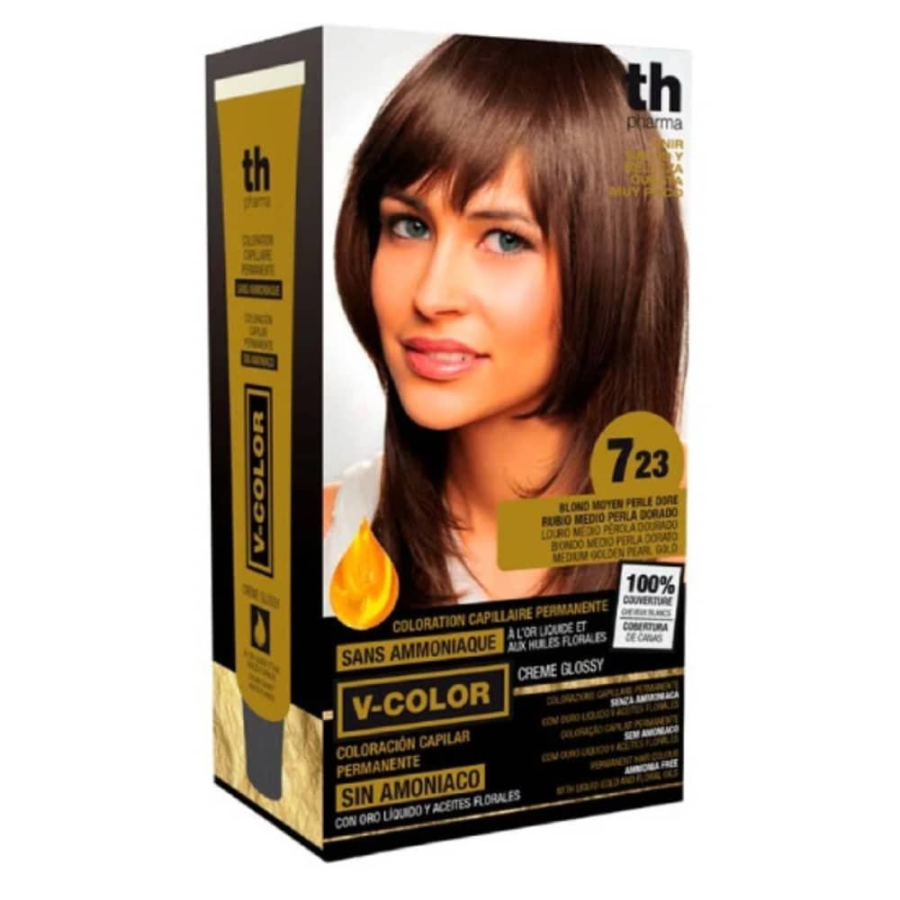 th pharma – vitalia color coloration capillaire sans ammoniac – th pharma n 7.23 – blond moyen perle dore