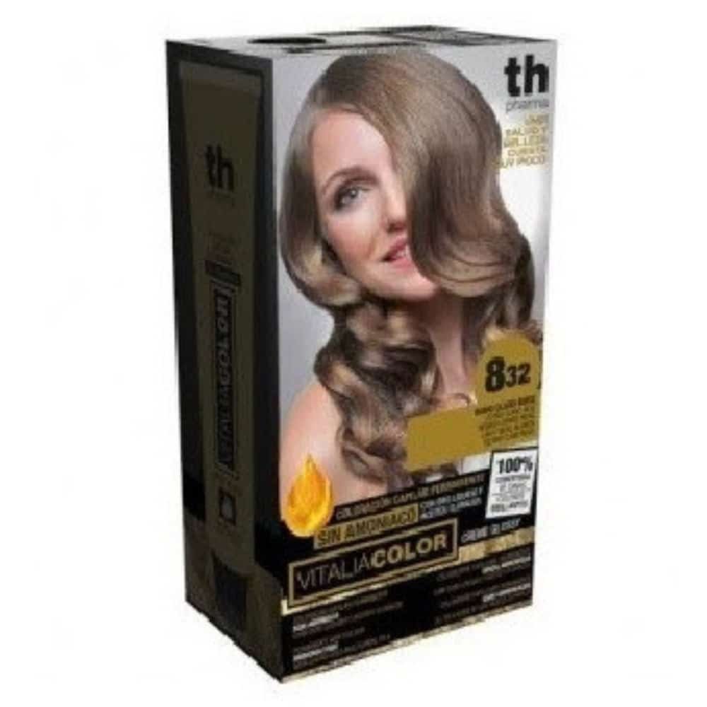 th pharma – vitalia color coloration capillaire sans ammoniac – th pharma n 8.32 – blond clair beige