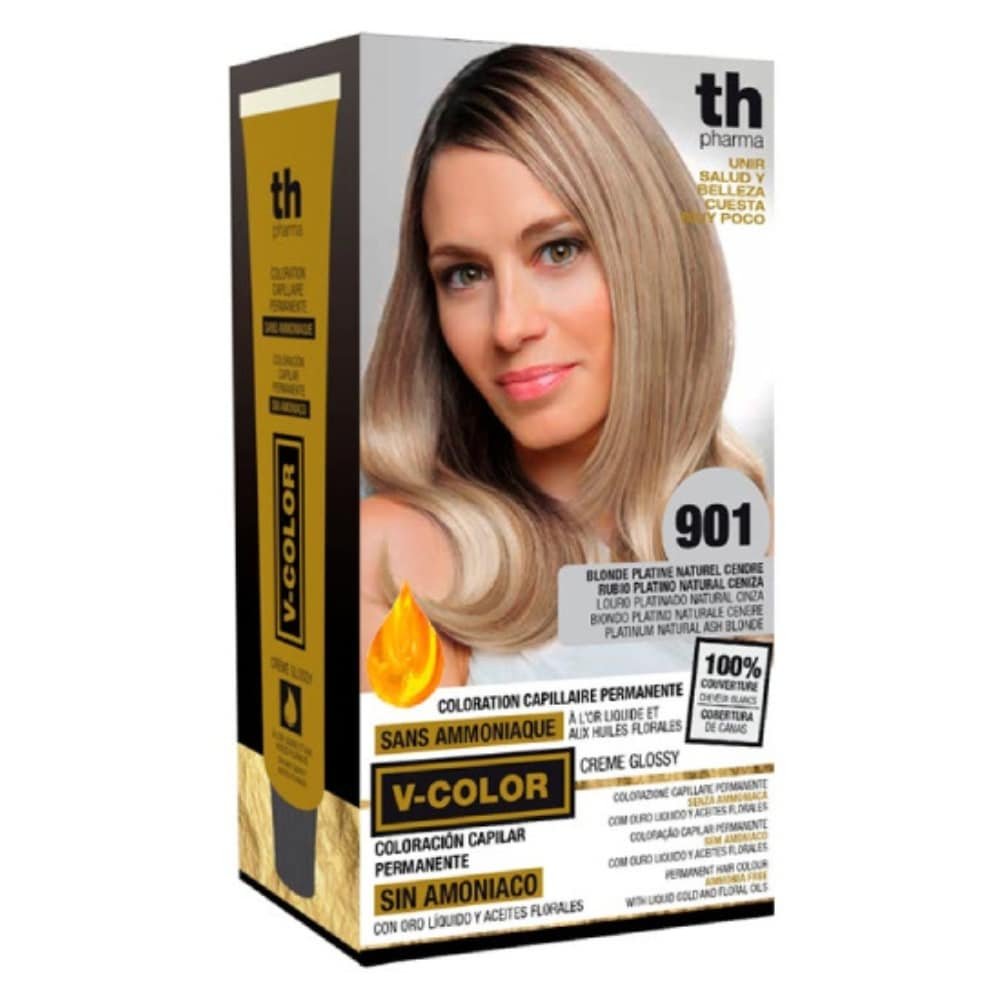 th pharma – vitalia color coloration capillaire sans ammoniac – th pharma n 901.0 – blond platine naturel cendre