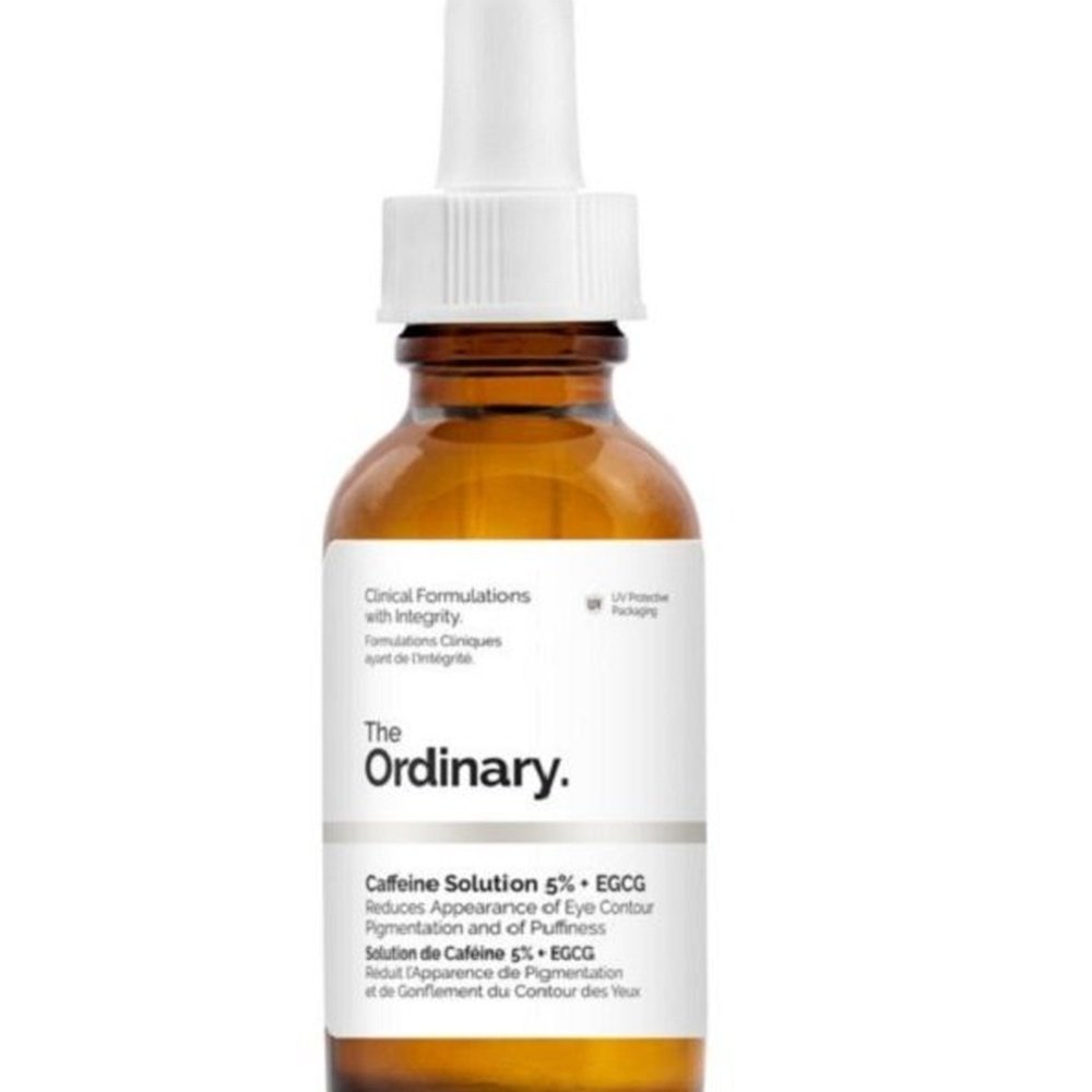 the ordinary – solution a la cafeine 5% + egcg contour des yeux – 30ml