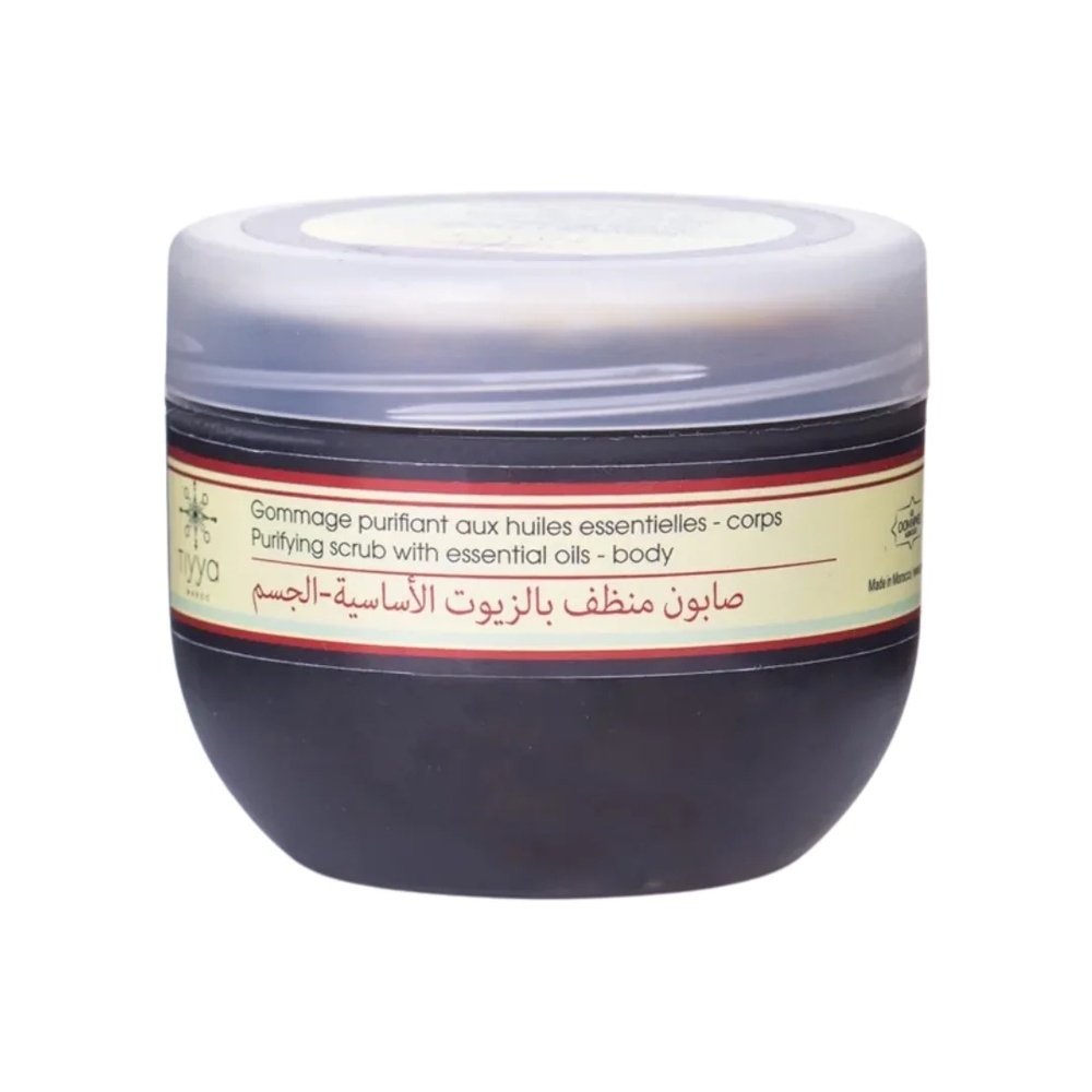 tiyya – savon noir au huiles essentielles – 240g