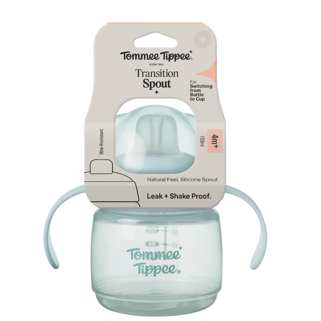 tommee tippee – gobelet transition 4 mois garcon – 150ml