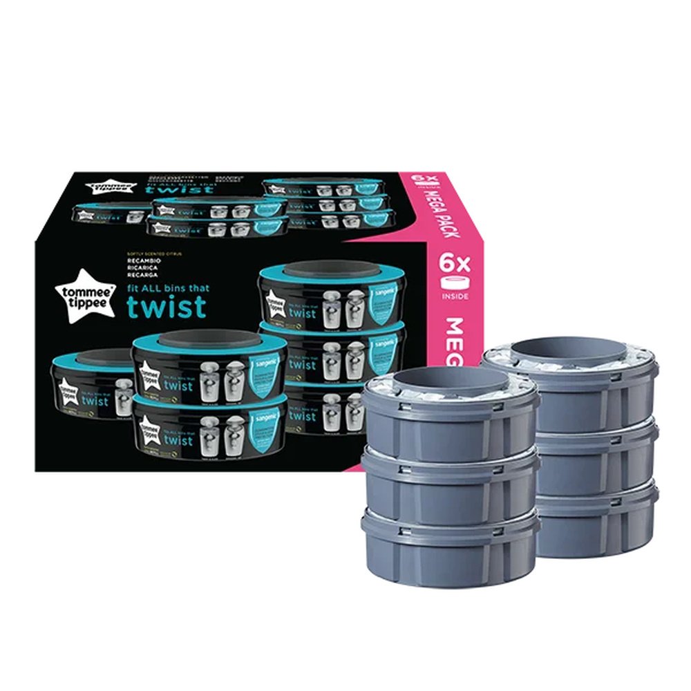 tommee tippee – 6 recharge pour poubelle ref 85100802