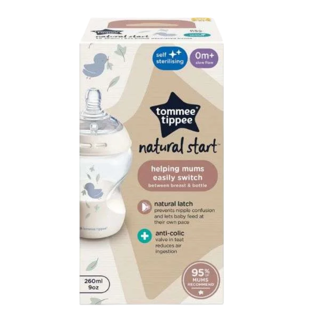 tommee tippee – biberon natural start 260ml +0m ref 422871 p1