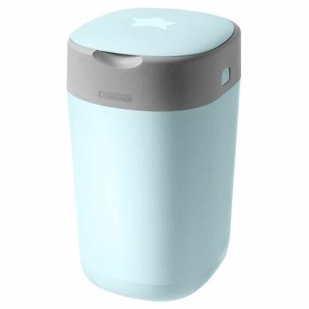 tommee tippee – twist et click poubelle a couches anti odeurs bleu – 1u